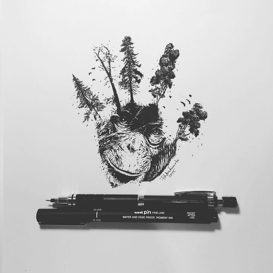 I Draw Surreal Illustrations That Have A Hidden Meaning If You Look Closely (43 Pics)