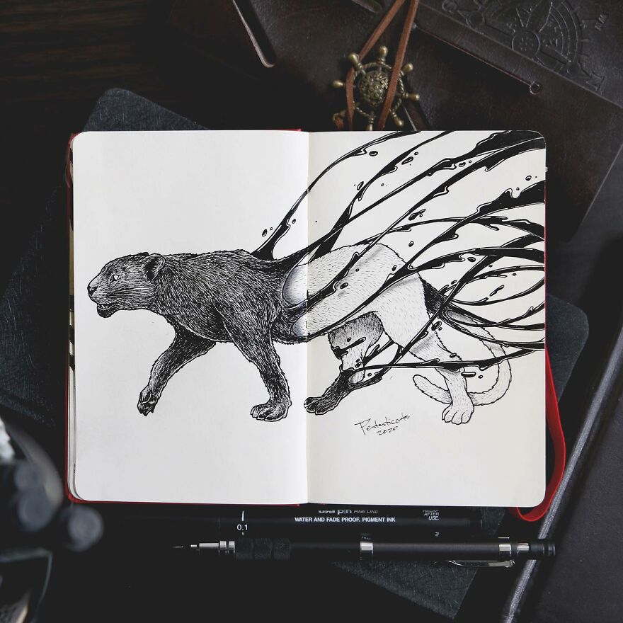 I Draw Surreal Illustrations That Have A Hidden Meaning If You Look Closely (43 Pics)