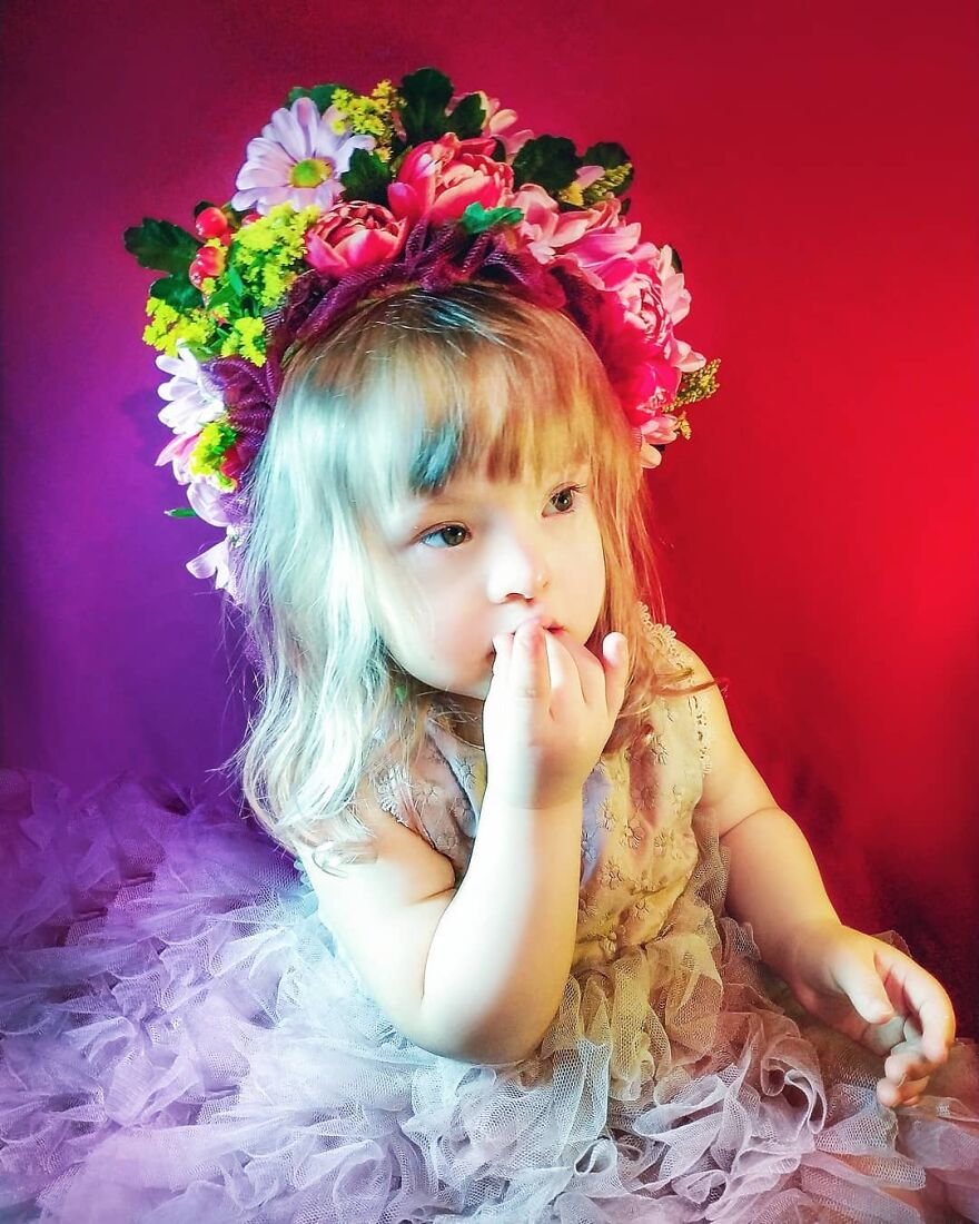 We Adopted A Girl With Down Syndrome A Year Ago, I Love To Photograph Her In Costumes That I Designed (39 Pics)