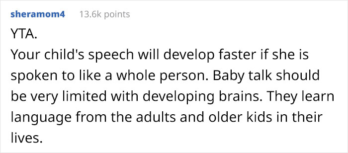 Mom Wonders If She Overreacted For Being Mad At Her Sister Who Doesn&rsquo;t Use Baby Talk With Her 3-Year-Old