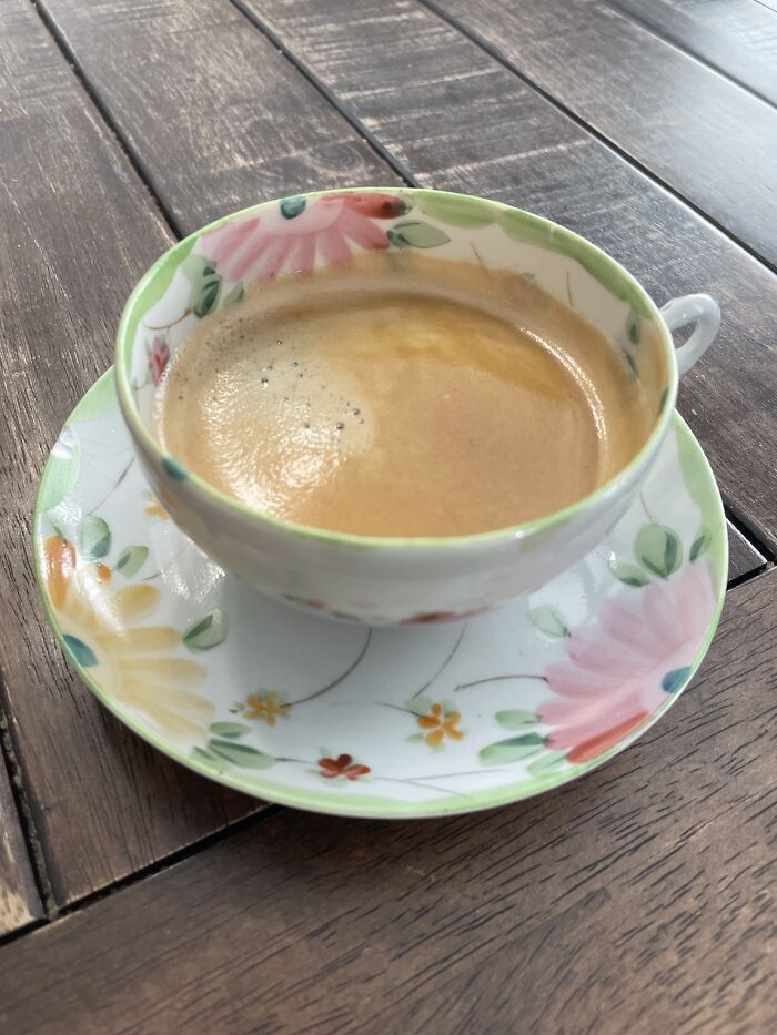 This Was My Great-Grandmas Cup Until She Passed It Down To Me😄 Isn’t It Beautiful?