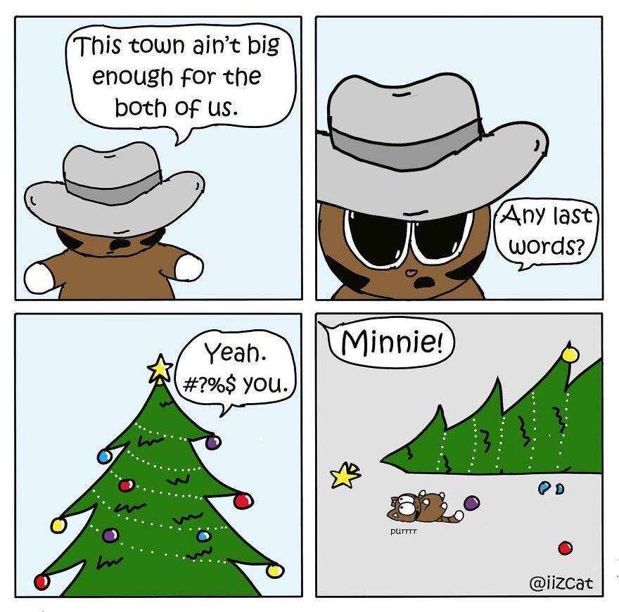 Artist Sums Up Life With A Cat In 30 Comics (New Pics)