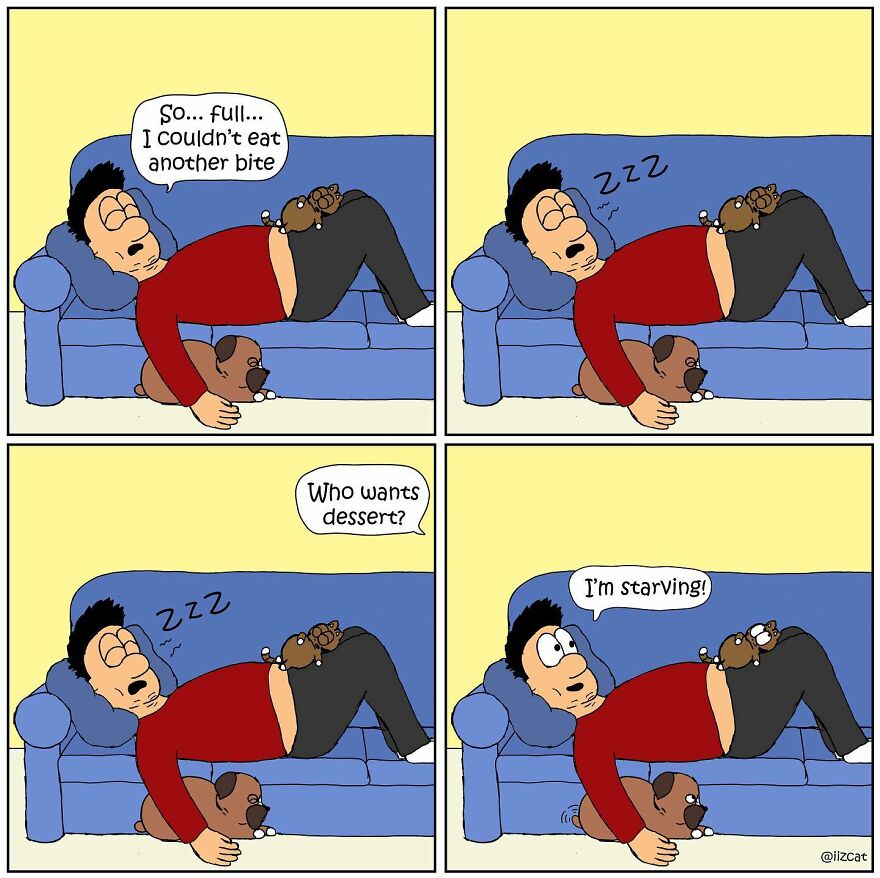 Artist Sums Up Life With A Cat In 30 Comics (New Pics)