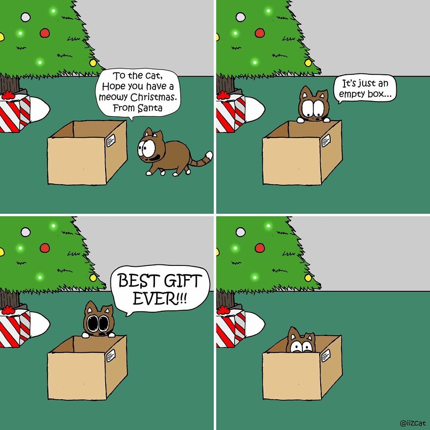 Artist Sums Up Life With A Cat In 30 Comics (New Pics)