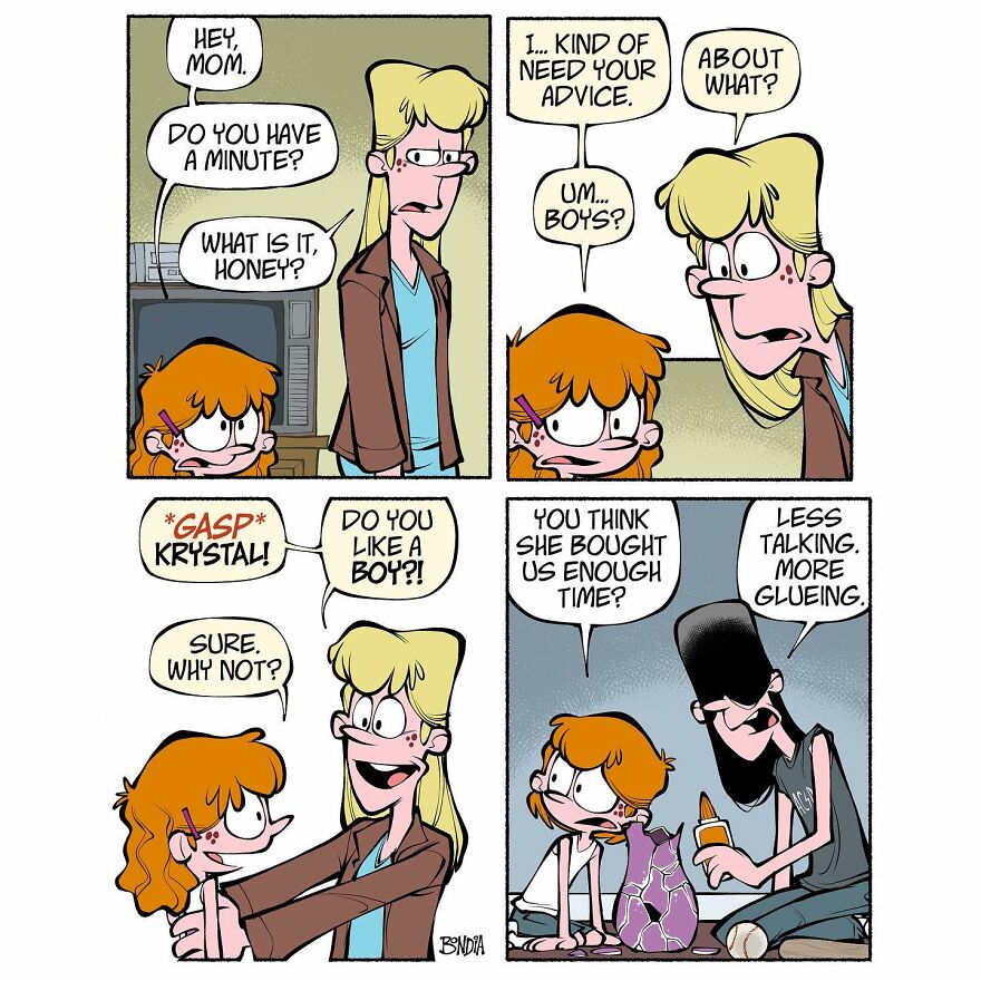 Artist Continues To Draw Comics Showing How Fun It Was To Be A Kid In The 80s (New Pics)