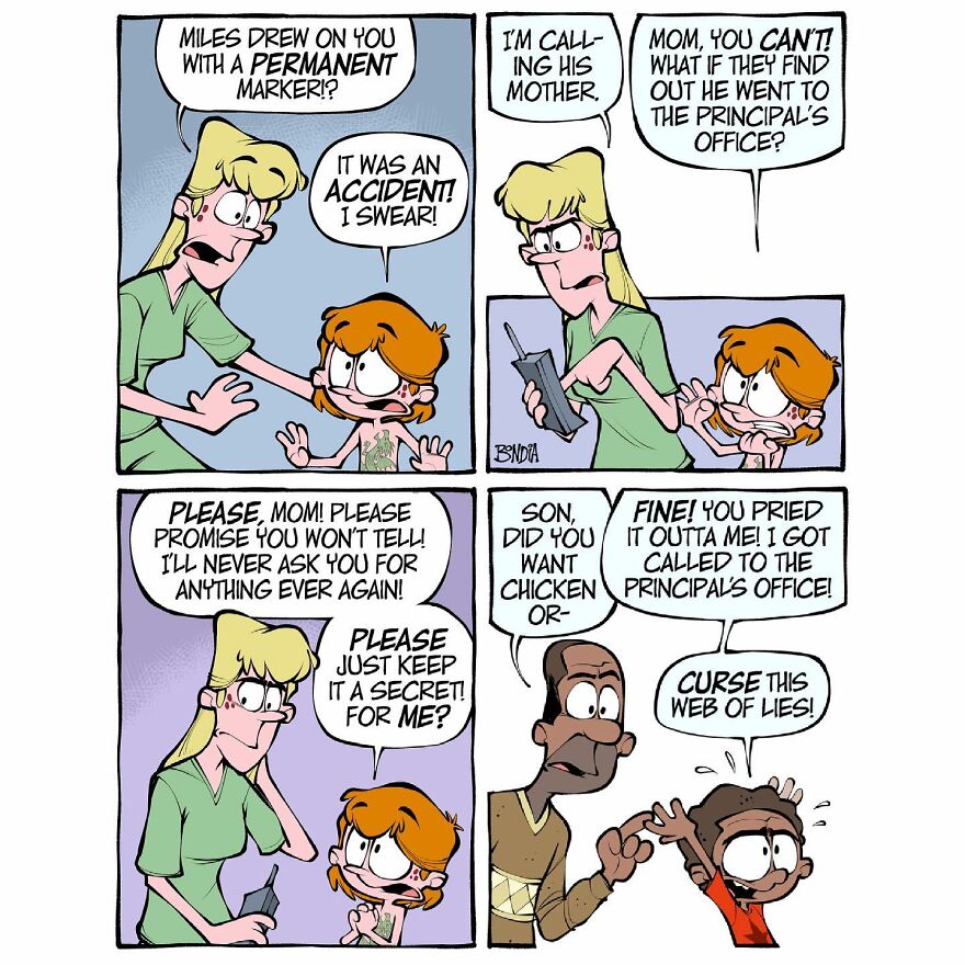 Artist Continues To Draw Comics Showing How Fun It Was To Be A Kid In The 80s (New Pics)