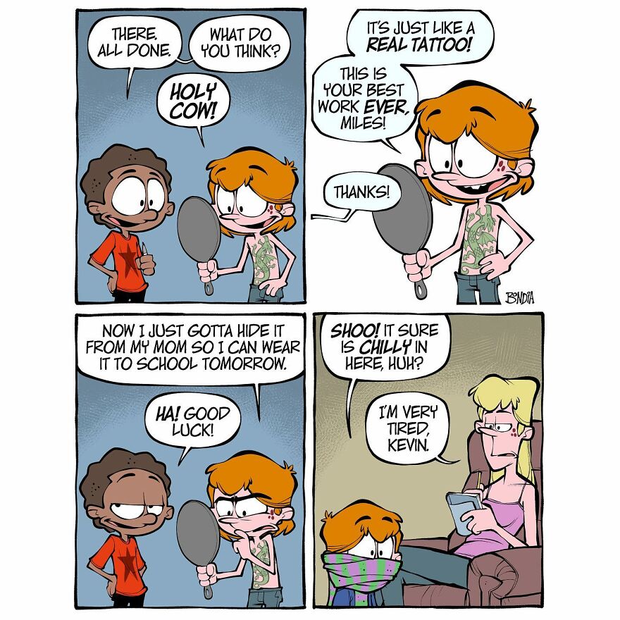 Artist Continues To Draw Comics Showing How Fun It Was To Be A Kid In The 80s (New Pics)