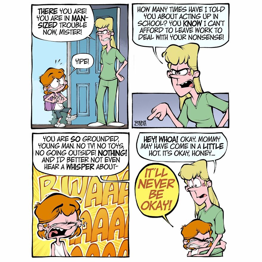 Artist Continues To Draw Comics Showing How Fun It Was To Be A Kid In The 80s (New Pics)