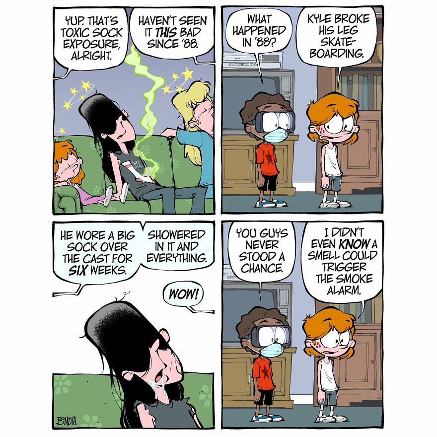 Artist Continues To Draw Comics Showing How Fun It Was To Be A Kid In The 80s (New Pics)