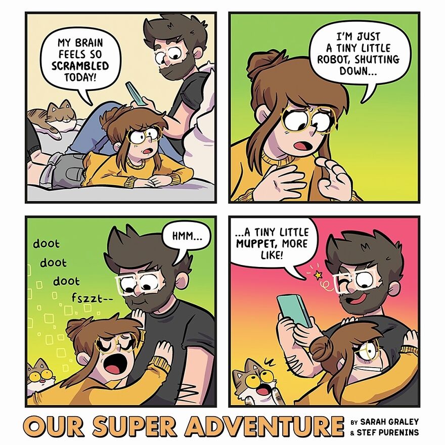 Artist Makes Illustrations That Show What The Day-To-Day Life Of A Woman Is Like Next To Her Boyfriend (New Pics)