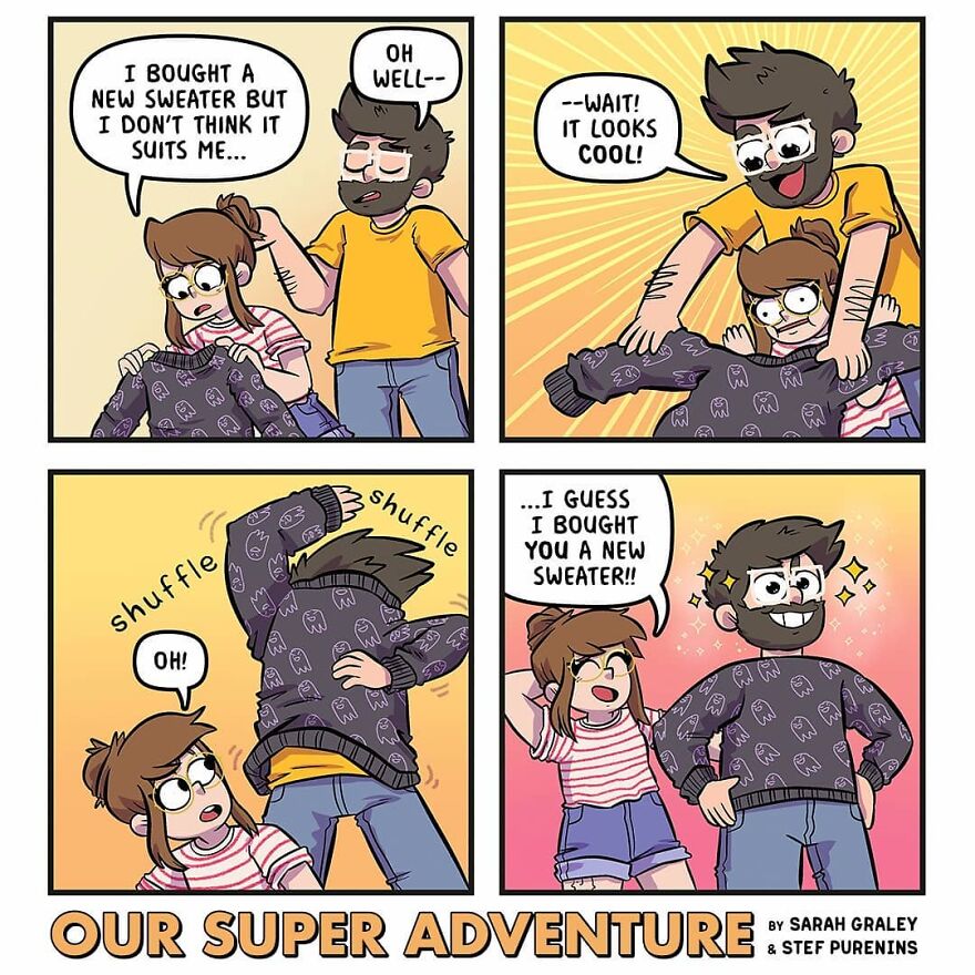 Artist Makes Illustrations That Show What The Day-To-Day Life Of A Woman Is Like Next To Her Boyfriend (New Pics)