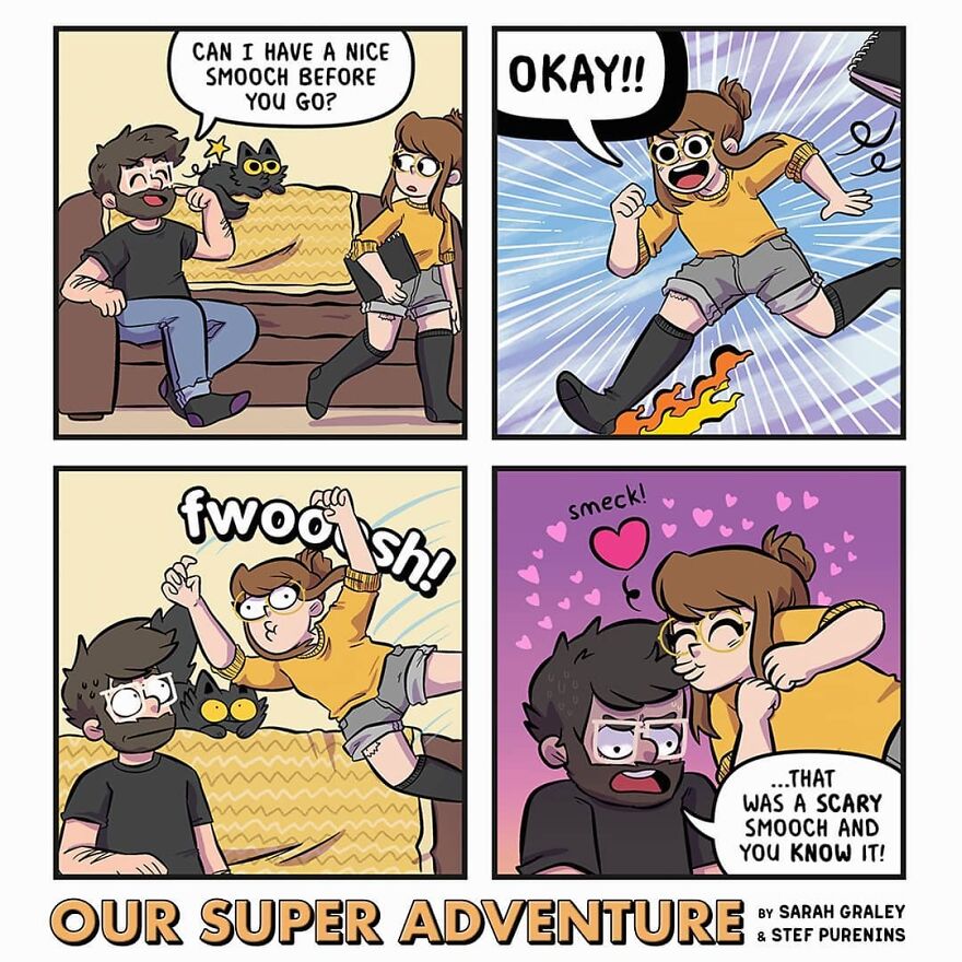 Artist Makes Illustrations That Show What The Day-To-Day Life Of A Woman Is Like Next To Her Boyfriend (New Pics)