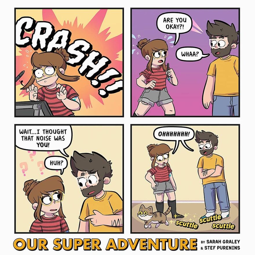 Artist Makes Illustrations That Show What The Day-To-Day Life Of A Woman Is Like Next To Her Boyfriend (New Pics)