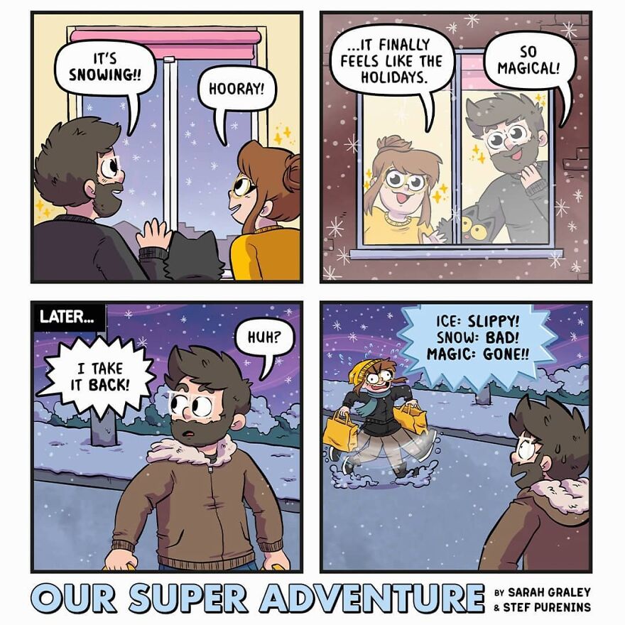 Artist Makes Illustrations That Show What The Day-To-Day Life Of A Woman Is Like Next To Her Boyfriend (New Pics)