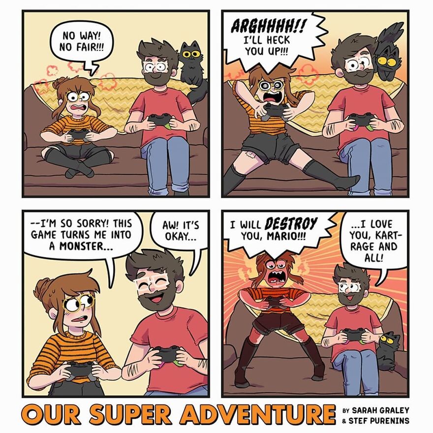 Artist Makes Illustrations That Show What The Day-To-Day Life Of A Woman Is Like Next To Her Boyfriend (New Pics)