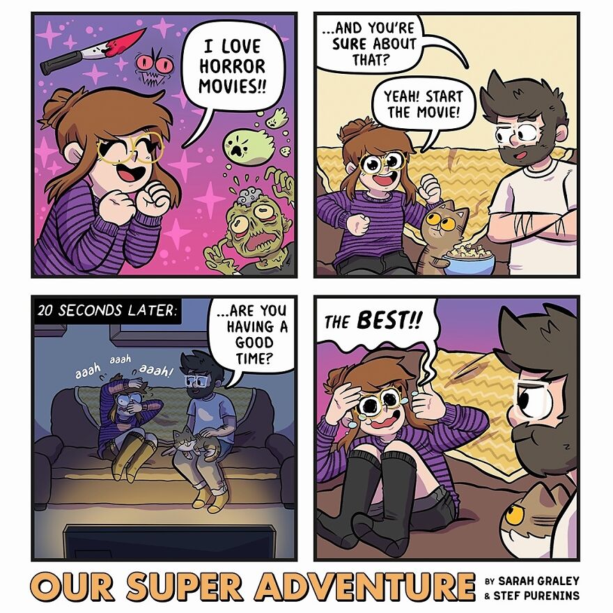 Artist Makes Illustrations That Show What The Day-To-Day Life Of A Woman Is Like Next To Her Boyfriend (New Pics)