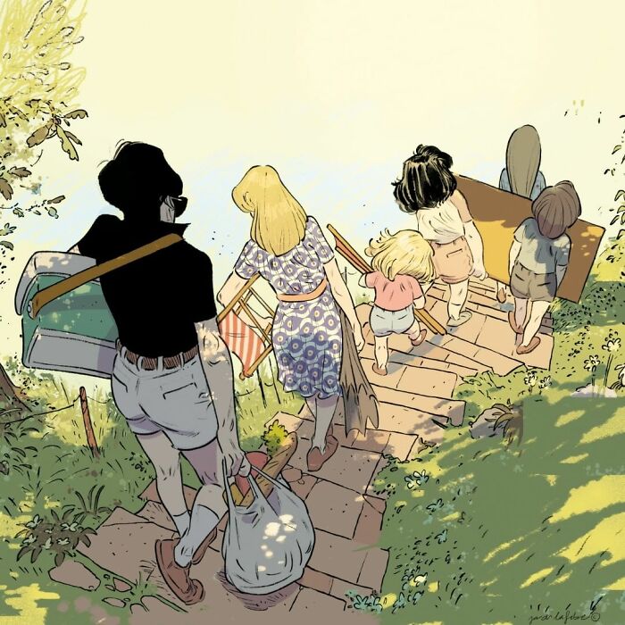 Artist Shows In Powerful Illustrations How Valuable It Is To Live As A Family