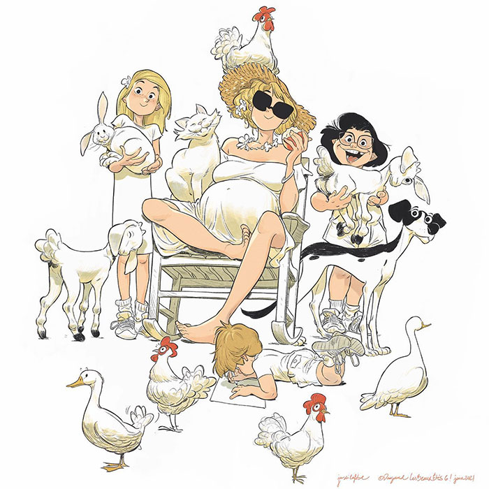 Artist Shows In Powerful Illustrations How Valuable It Is To Live As A Family