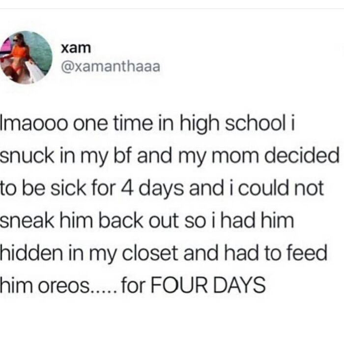 If I Was A Monkey I'd Probably Be One Of Those Dumb Fucking Ones That Mistakes It's Own Dick For A Banana And Ends Up Eating It-J
(If U Follow My Spam You're Gonna See This Caption Twice Cause I Like To Test Run Them And See How Ppl React Lmaoo Y'all Are My Guinea Pigs)