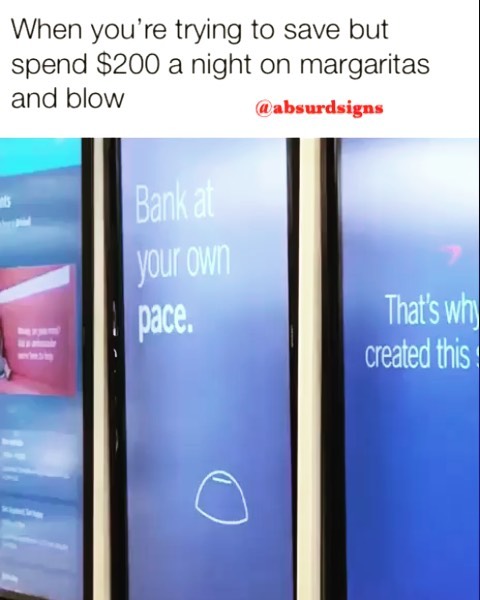 “I’m Saving For A House But Fuck It Yea I’ll Have Another”
.
.
.
tag A Friend Who Saves $0.01 A Year