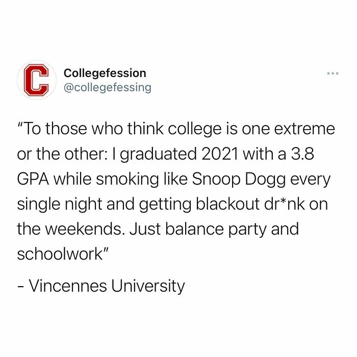 Make Sure To Follow Me “Collegefessing” On Twitter So You Can Still See College Confessions If I Get Disabled By Instagram Again 🥰