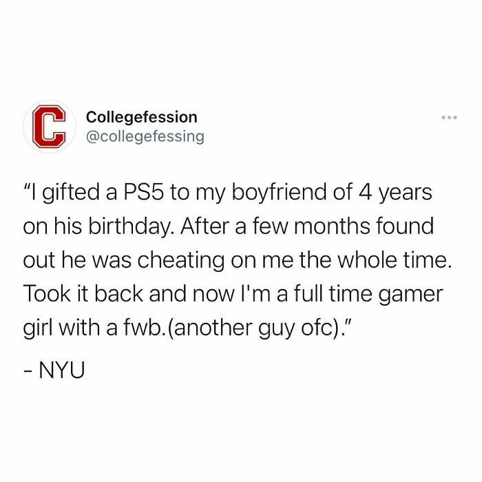 Make Sure To Follow Me “Collegefessing” On Twitter So You Can Still See College Confessions If I Get Disabled By Instagram Again 🥰