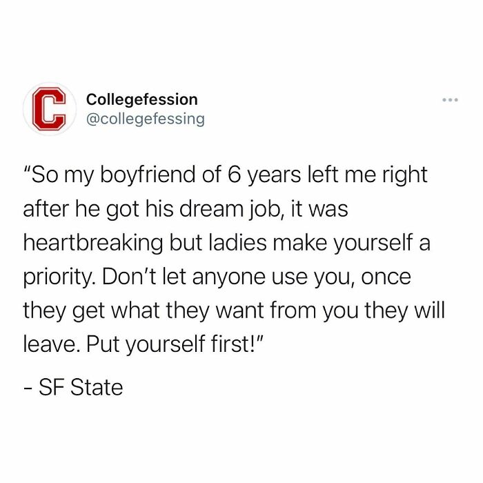 If You Want To Submit A Confession To Our Page Here Are The Steps!
-
• Click On My Profile
• On My Profile There Is A Story Highlight That Says Confess Here
• Click That Highlight And Swipe Up
• You Can Then Anonymously Submit Your Confession
•when Submitting Be Sure To Include Your College!!!
-
note: We Do Not Check Our Dms Do Not Submit Your Confessions There