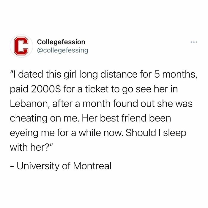 Make Sure To Follow Me “Collegefessing” On Twitter So You Can Still See College Confessions If I Get Disabled By Instagram Again 🥰