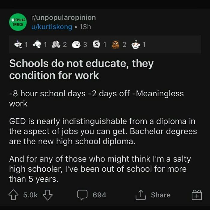 What Do You Think About The School System ?