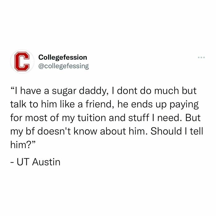 Make Sure To Follow Me “Collegefessing” On Twitter So You Can Still See College Confessions If I Get Disabled By Instagram Again 🥰