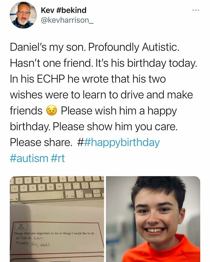 Everybody Say Happy Birthday Daniel