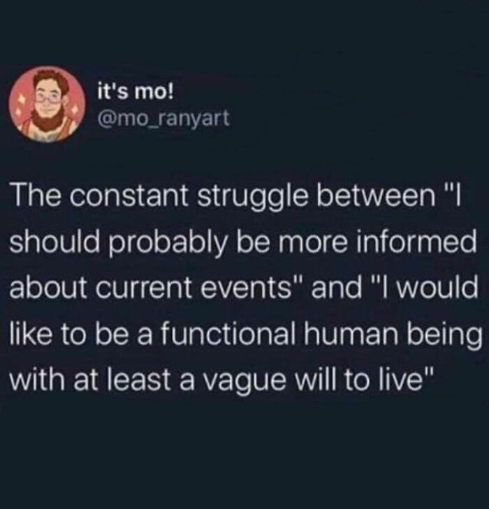 But Why Are Rates Of Anxiety And Burnout At An All Time High? 🥴
twitter Cred @mo_ranyart