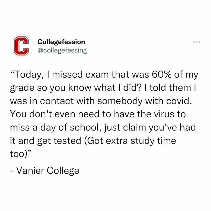 Make Sure To Follow Me “Collegefessing” On Twitter So You Can Still See College Confessions If I Get Disabled By Instagram Again 🥰