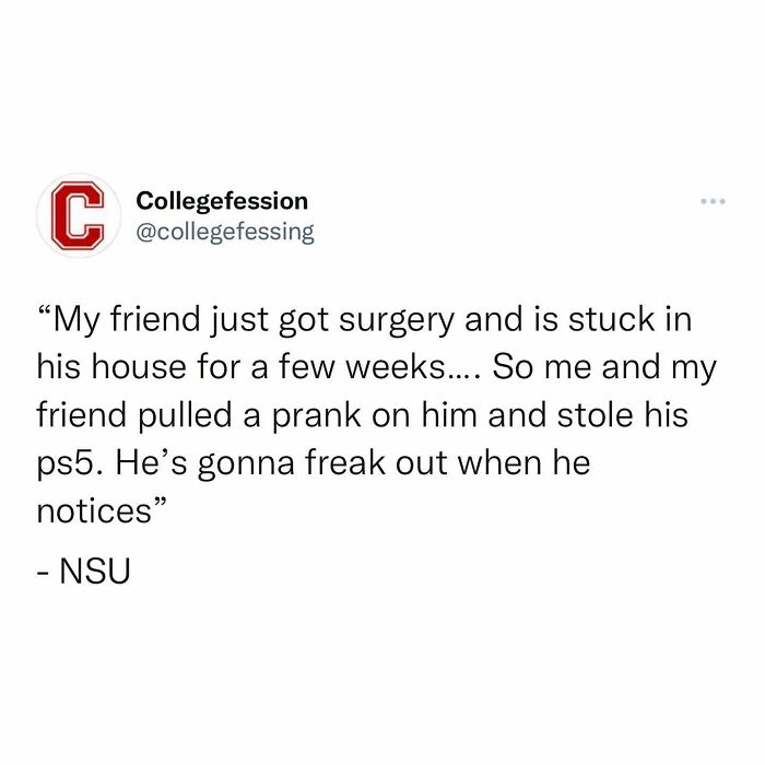 If You Want To Submit A Confession To Our Page Here Are The Steps!
-
• Click On My Profile
• On My Profile There Is A Story Highlight That Says Confess Here
• Click That Highlight And Swipe Up
• You Can Then Anonymously Submit Your Confession
•when Submitting Be Sure To Include Your College!!!
-
note: We Do Not Check Our Dms Do Not Submit Your Confessions There