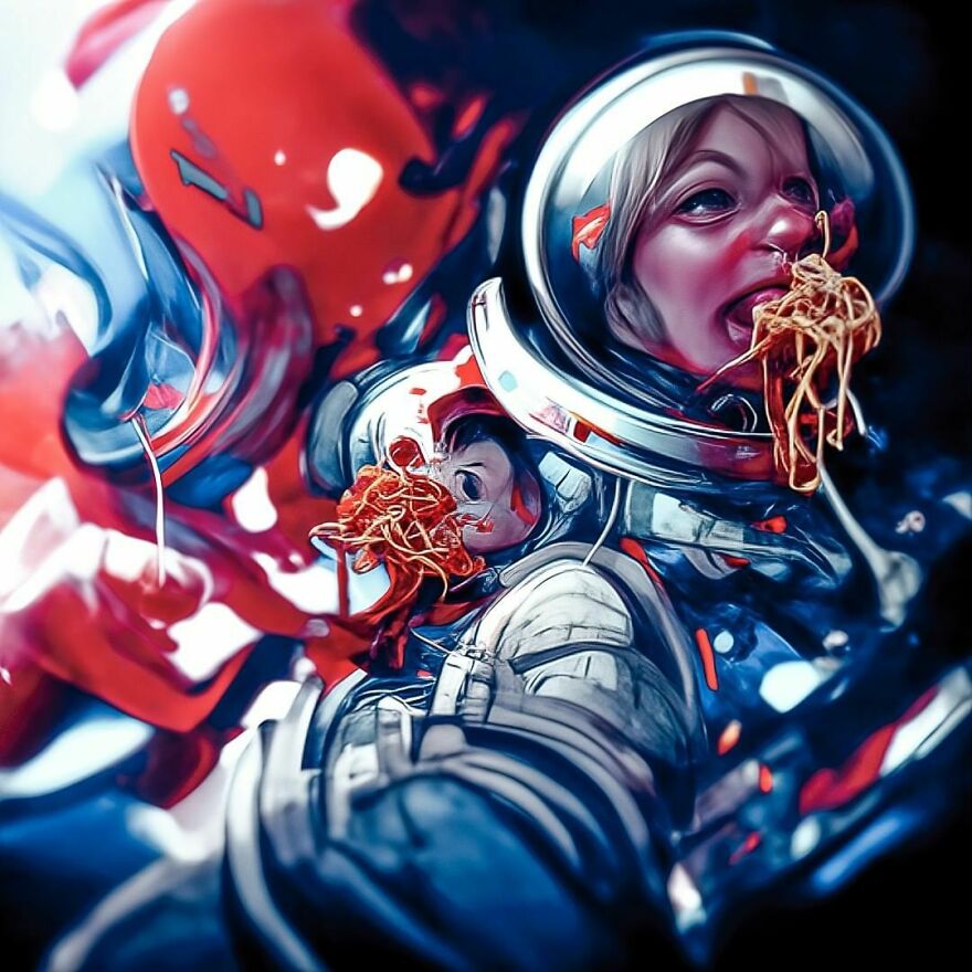 Spaghetti Accident In Space
