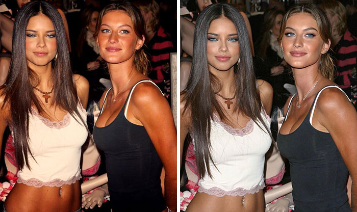 Adriana Lima & Gisele Bündchen