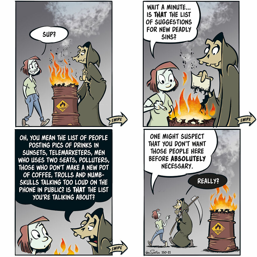 Comics About A Girl In Her Afterlife By Jorgen Van Santen (New Pics)