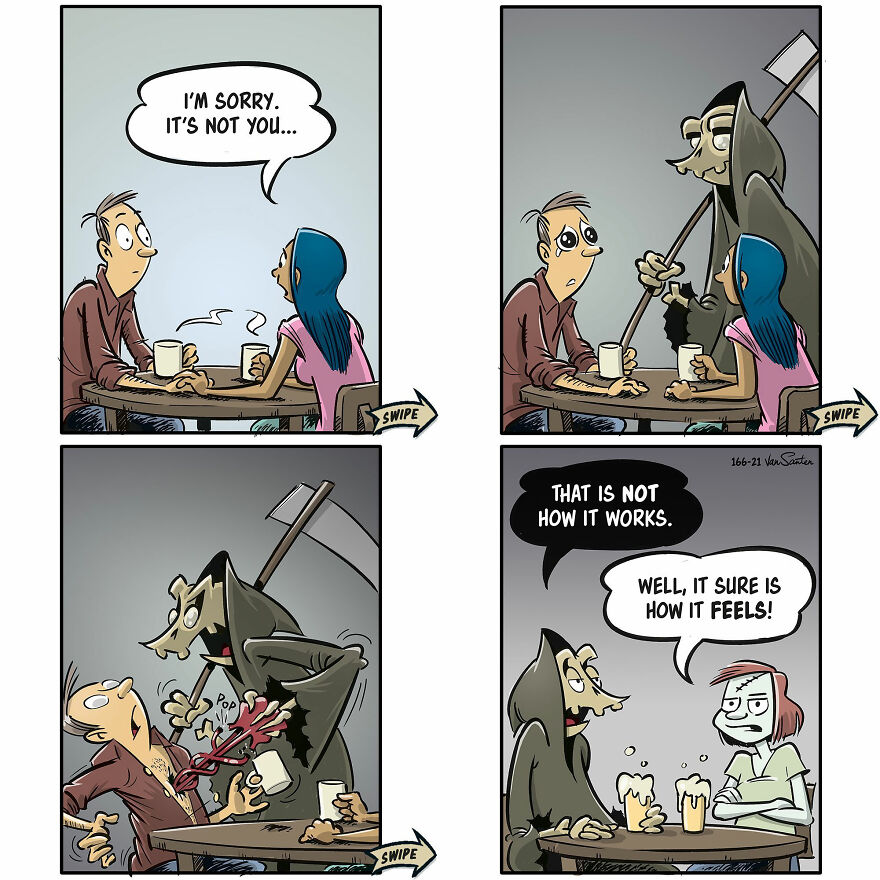 Comics About A Girl In Her Afterlife By Jorgen Van Santen (New Pics)