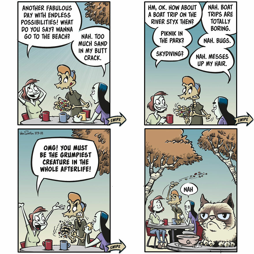 Comics About A Girl In Her Afterlife By Jorgen Van Santen (New Pics)