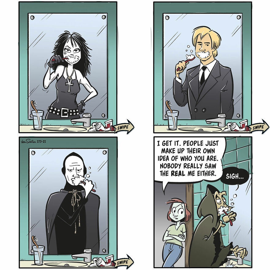 Comics About A Girl In Her Afterlife By Jorgen Van Santen (New Pics)