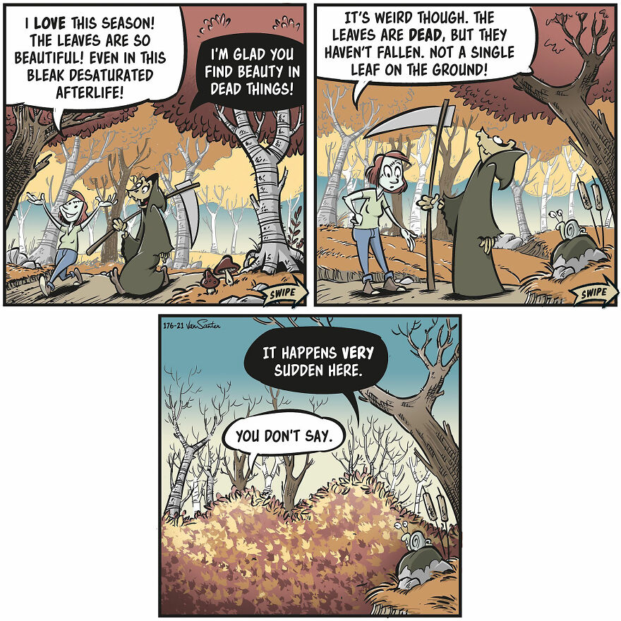 Comics About A Girl In Her Afterlife By Jorgen Van Santen (New Pics)