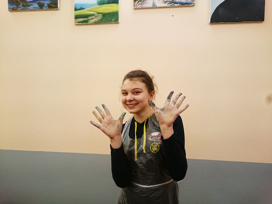 After 50 Years From A Boring Banker To A Happy Artist - 3. I Can Draw