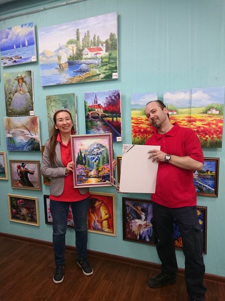 After 50 Years From A Boring Banker To A Happy Artist - 3. I Can Draw