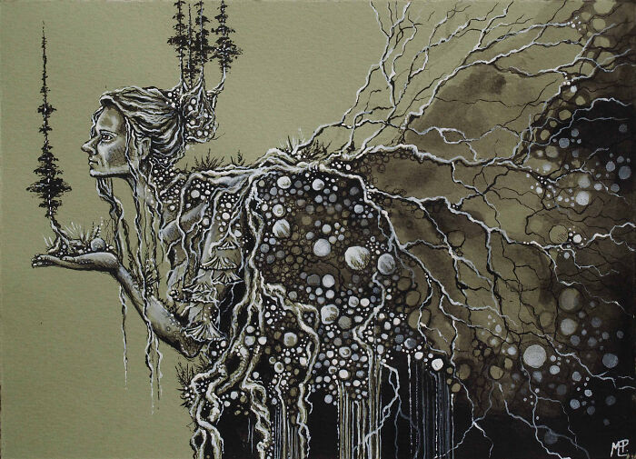 I Create Fantastical Sculptures And Illustrations Inspired By Nature