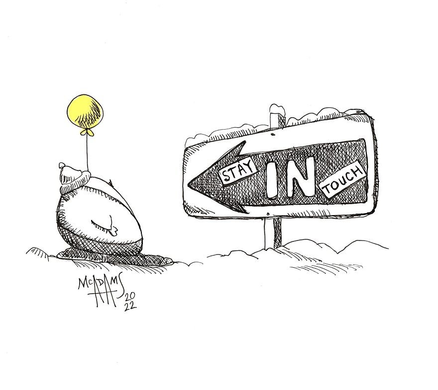 I Create Daily Drawings With Messages Of Positivity For A Wholesome And Curious Character