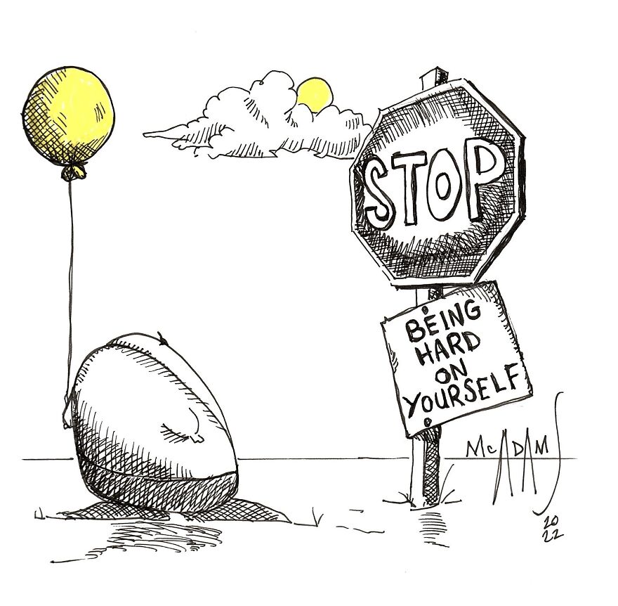 I Create Daily Drawings With Messages Of Positivity For A Wholesome And Curious Character