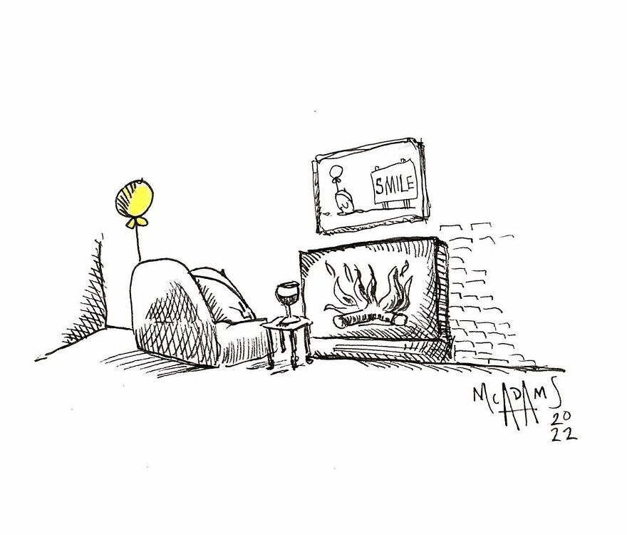 I Create Daily Drawings With Messages Of Positivity For A Wholesome And Curious Character