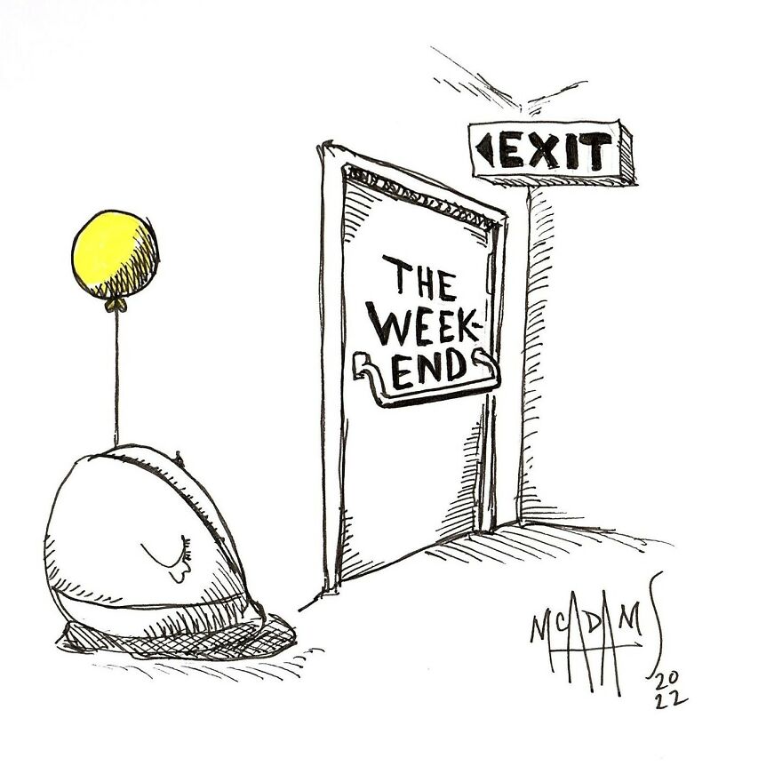 I Create Daily Drawings With Messages Of Positivity For A Wholesome And Curious Character