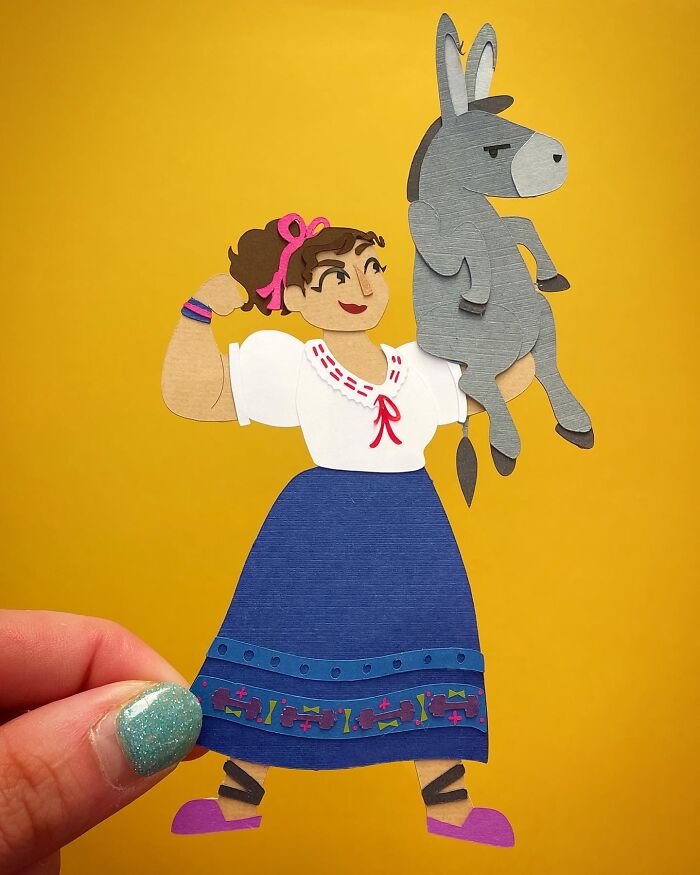 I Made A Series Of Paper Art Featuring Encanto Characters (21 Pics)