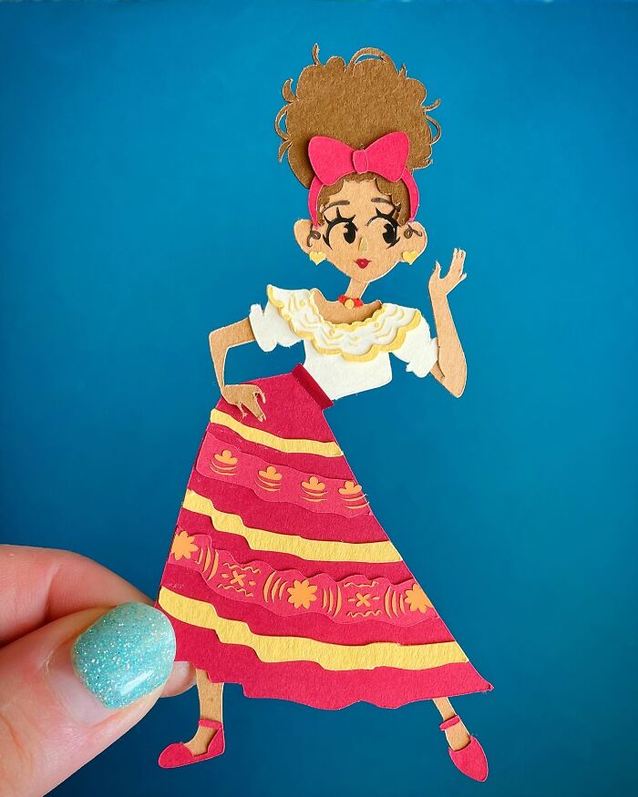 I Made A Series Of Paper Art Featuring Encanto Characters (21 Pics)